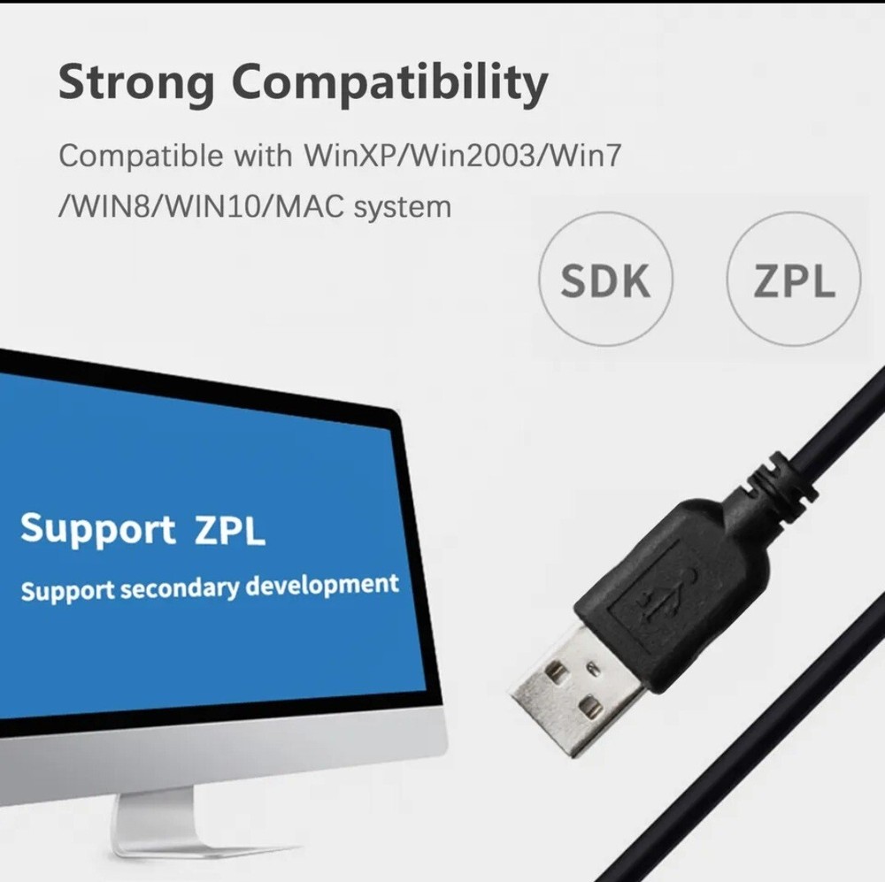 Thermal Label Printer 3 Inch MODEL TDL401 (H) Usb And Bluetooth Connectivity