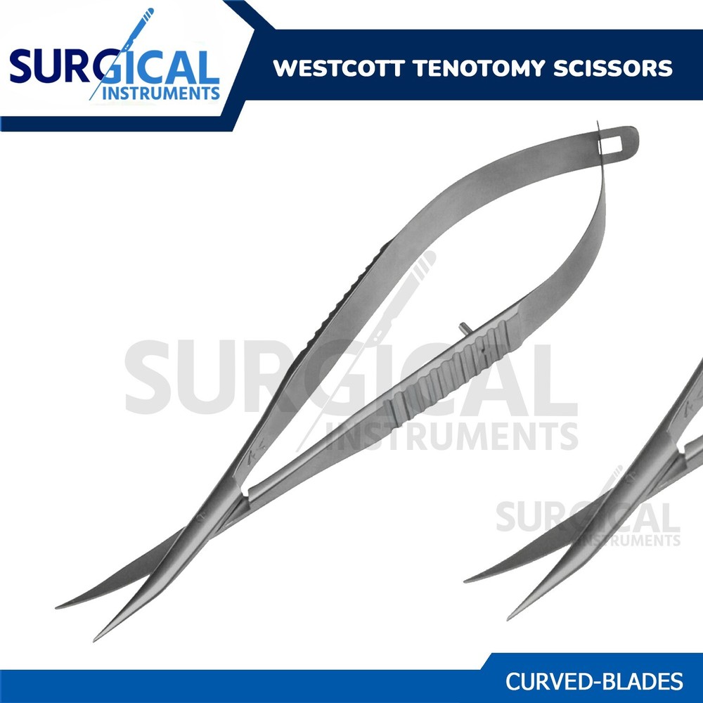 Westcott Tenotomy Scissors Eye Surgical Instruments Stainless German Grade
