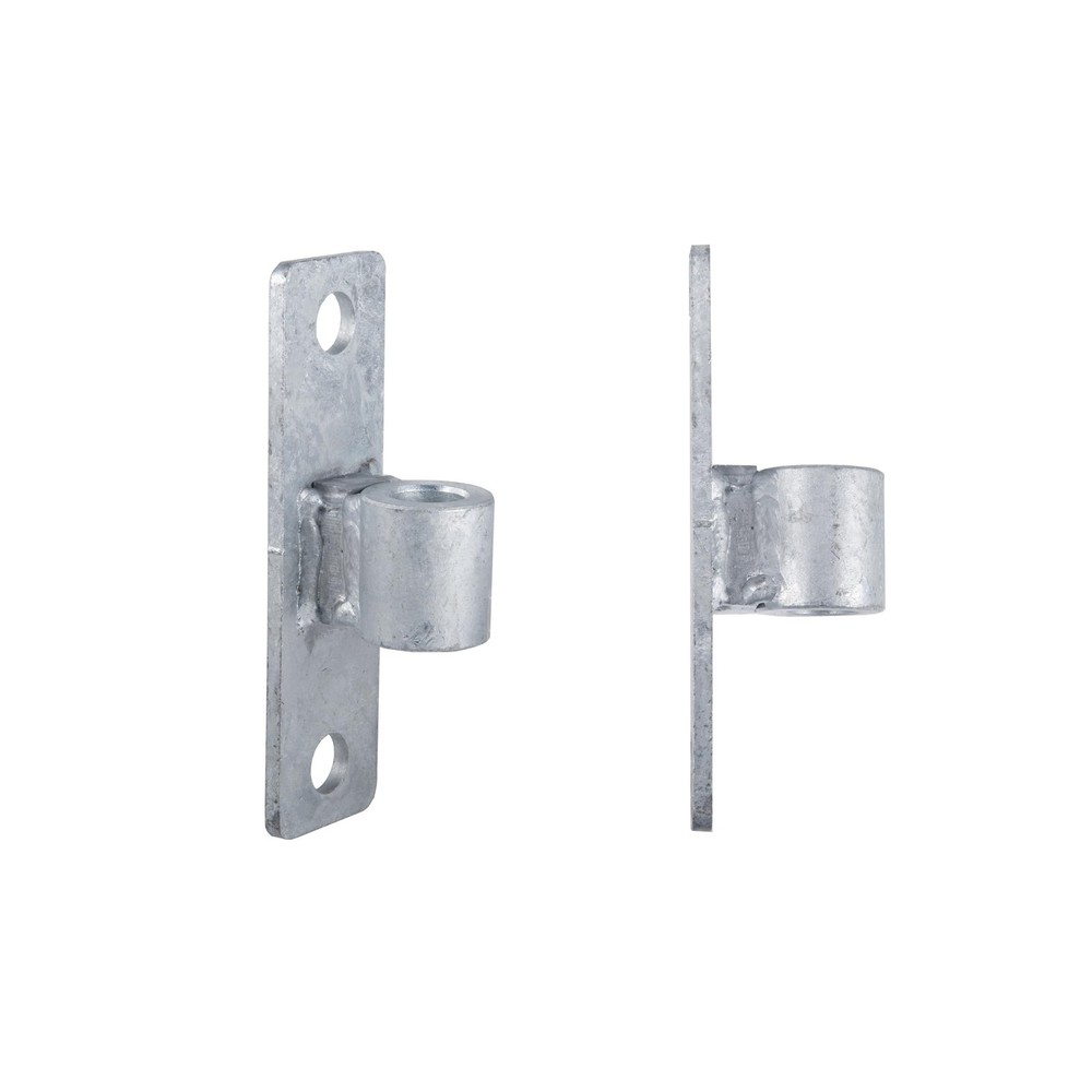 Gate Hinge Wall Mount Gate Hinge for 5/8'' Pin Chain Link Fence Post Hinge (2...