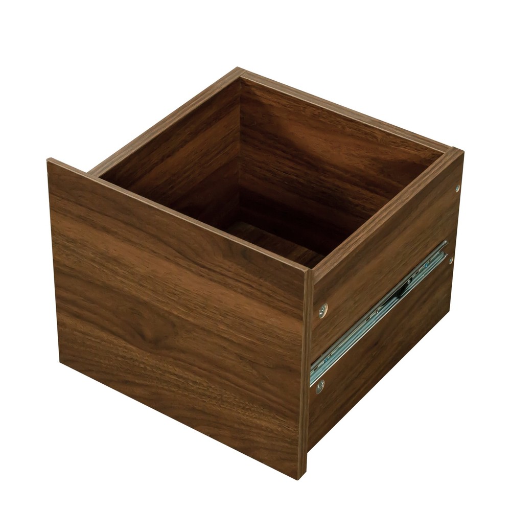 Small Kitchen Sideboard with Glass Sliding Doors, 3 Drawers & Display Shelf