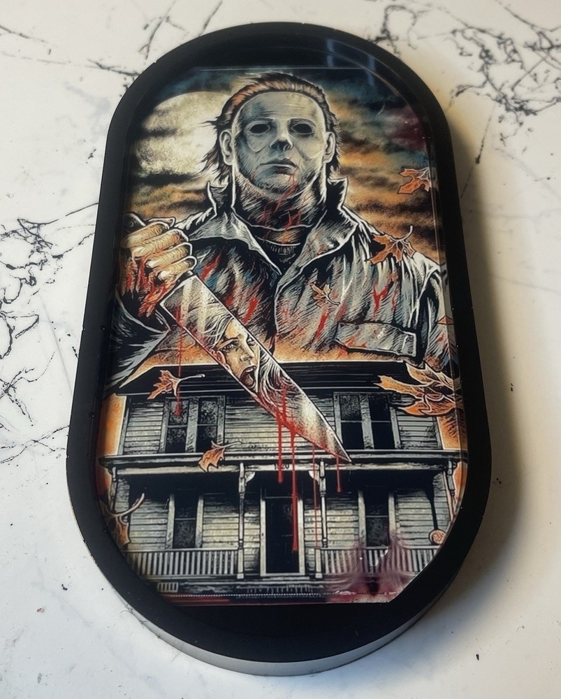Michael Myers Ashtray & Tray Set