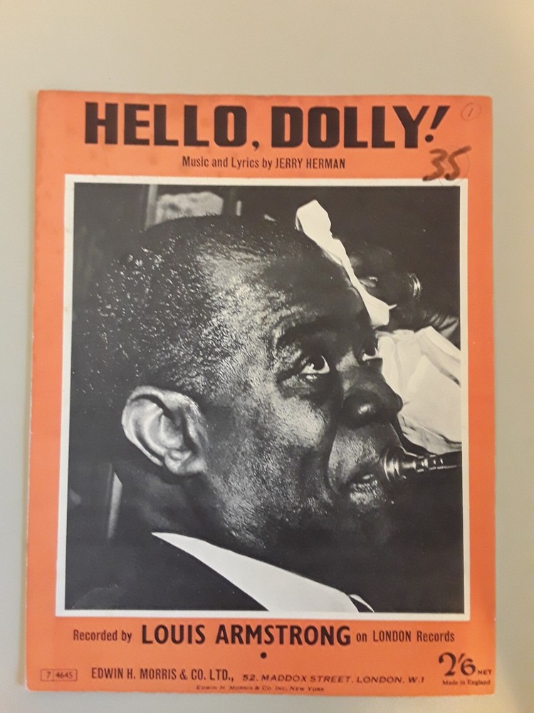Louis Armstrong   -  Hello, Dolly !  -  Sheet Music