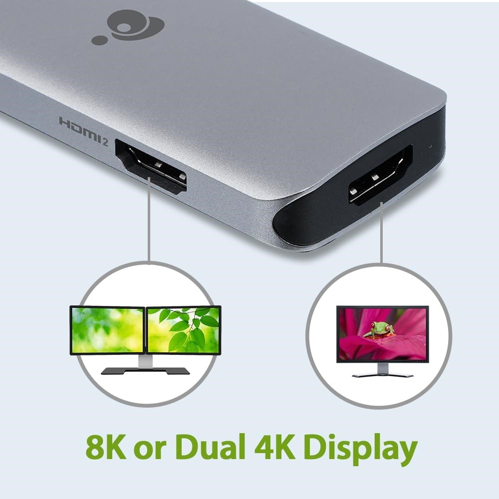 IOGEAR USB-C 8K Nano Dock Pro GUD3C8K2P