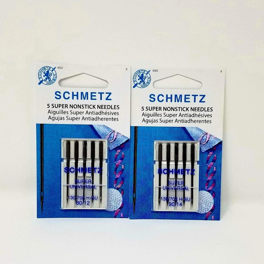 SCHMETZ Super NONSTICK Needles (5 Per Package) ~ Includes 1 Pack of...