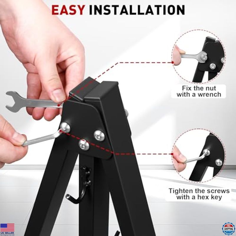 Lat Pulldown Attachment Rack - Cable Machine Organizer for Home Gym Storage