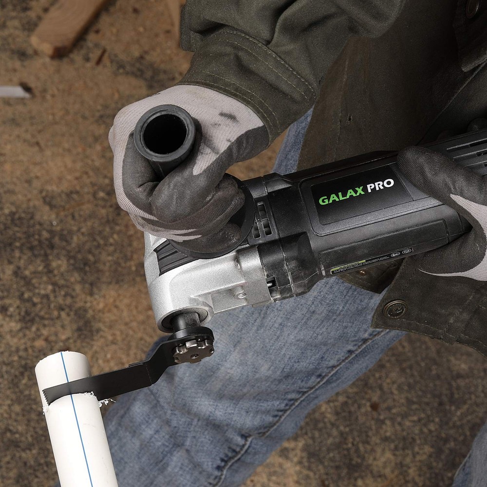 GALAX PRO 3.5A 6 Variable Speed Oscillating Multi Tool Kit 12.8 inches, Gray