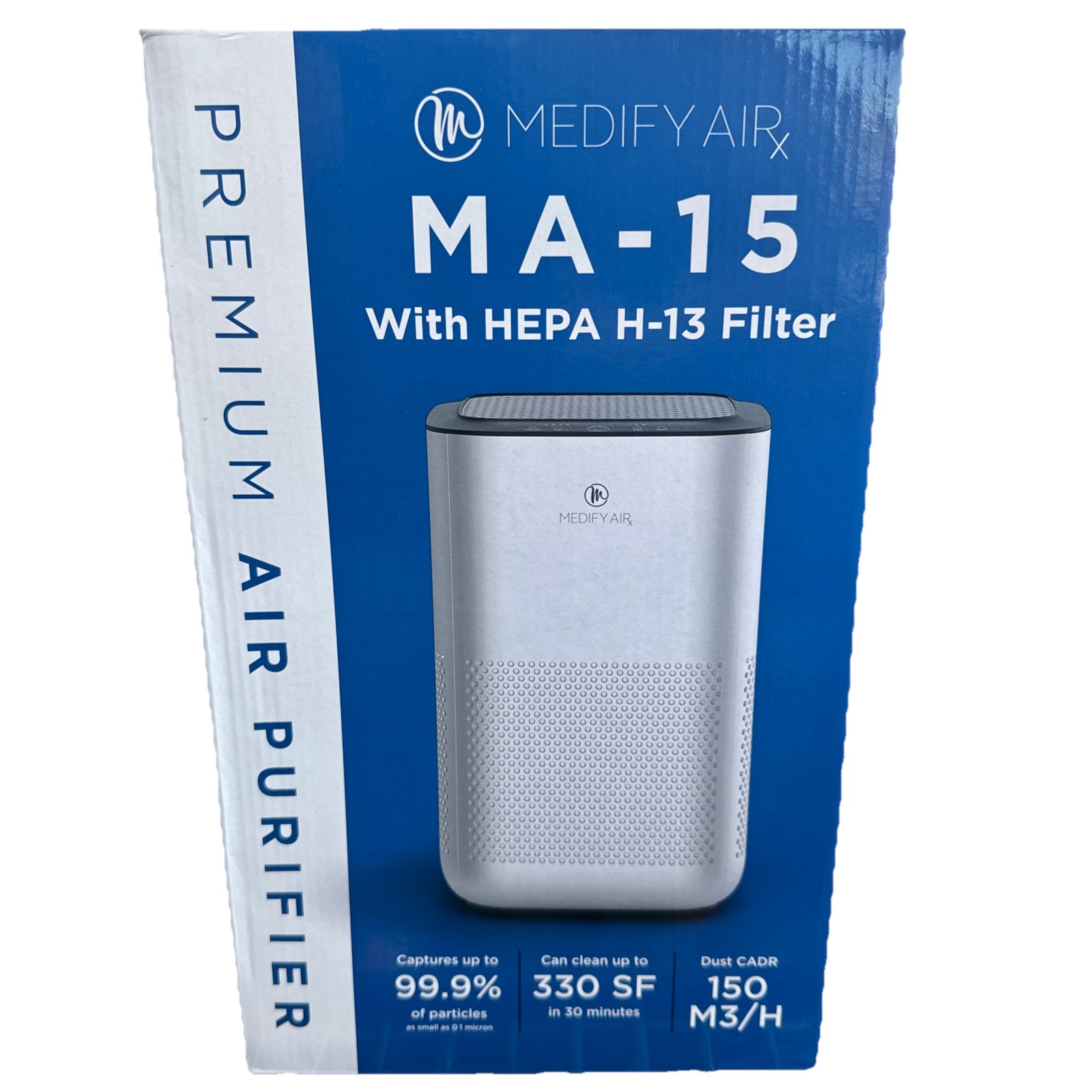 Medify MA-15 Air Purifier | True HEPA H13 Filter Smoke Dust Allergies Odors BNIB