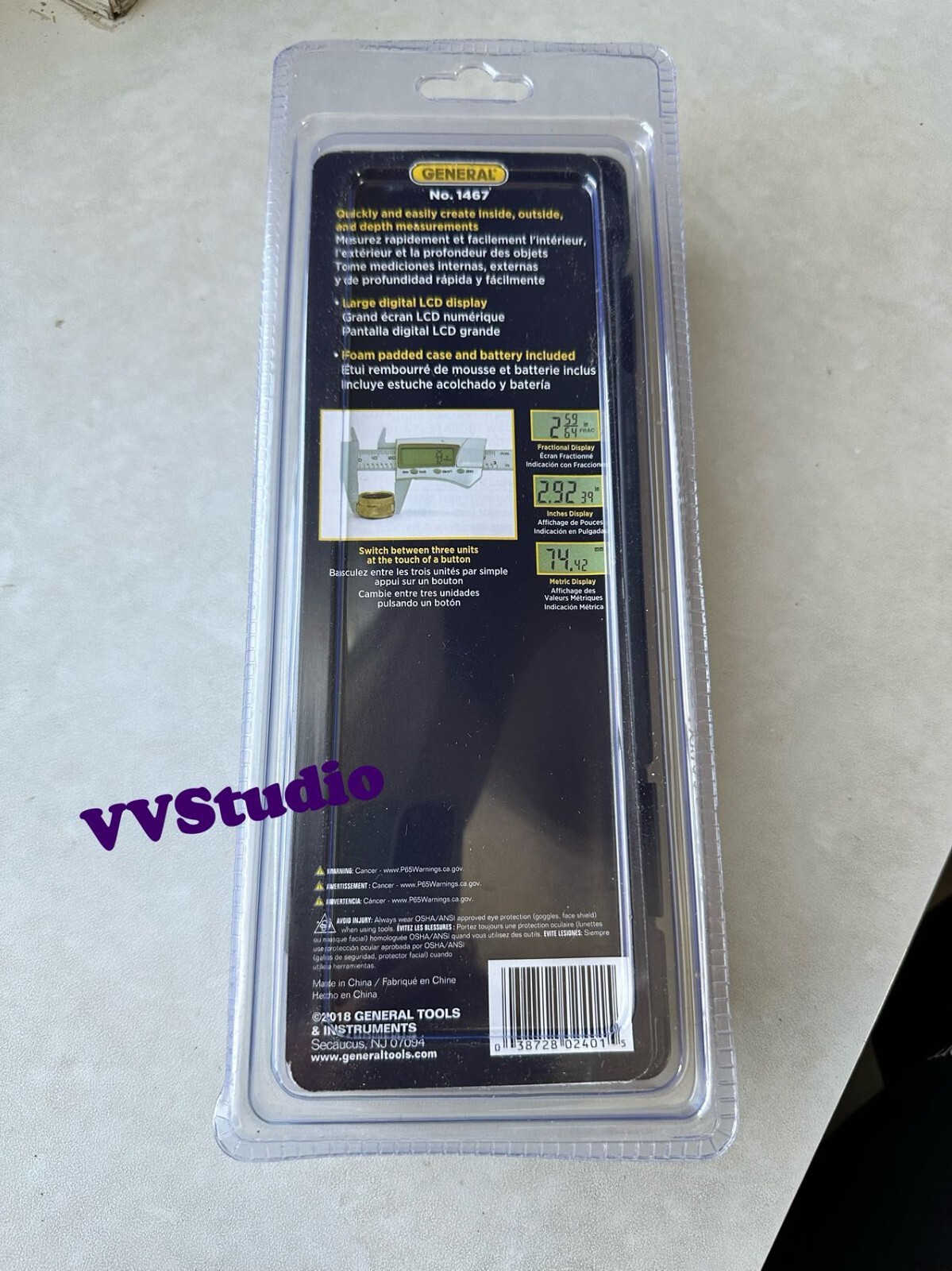 General Tools 6" Digital Caliper Stainless Steel NEW SEALED SAME DAY SHIP 146-7