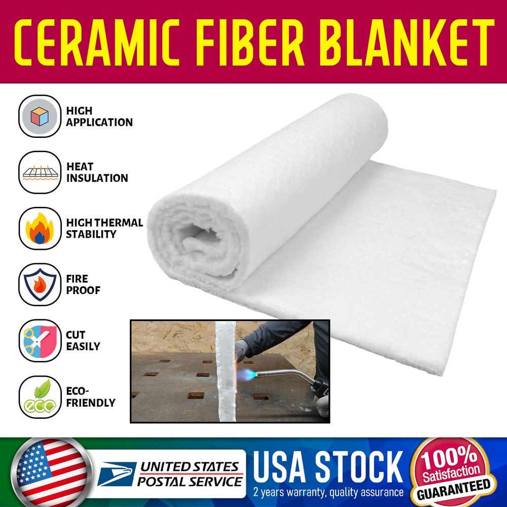 Ceramic Fiber Alternative Blanket Insulation High Temperature Fireproof Mat Pad