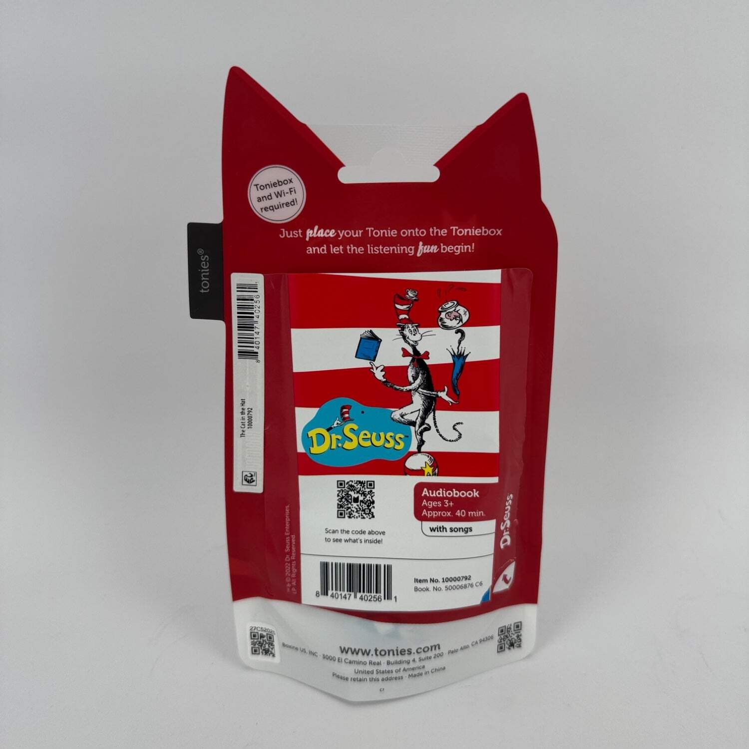 New Tonies The Cat in the Hat Audio Figurine 10000792