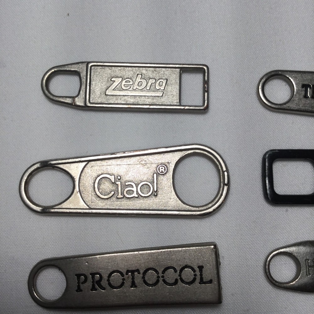 Eight Replacement Zipper Pulls Tabs for Suitcases Luggage Weekender Bag Pull Tab