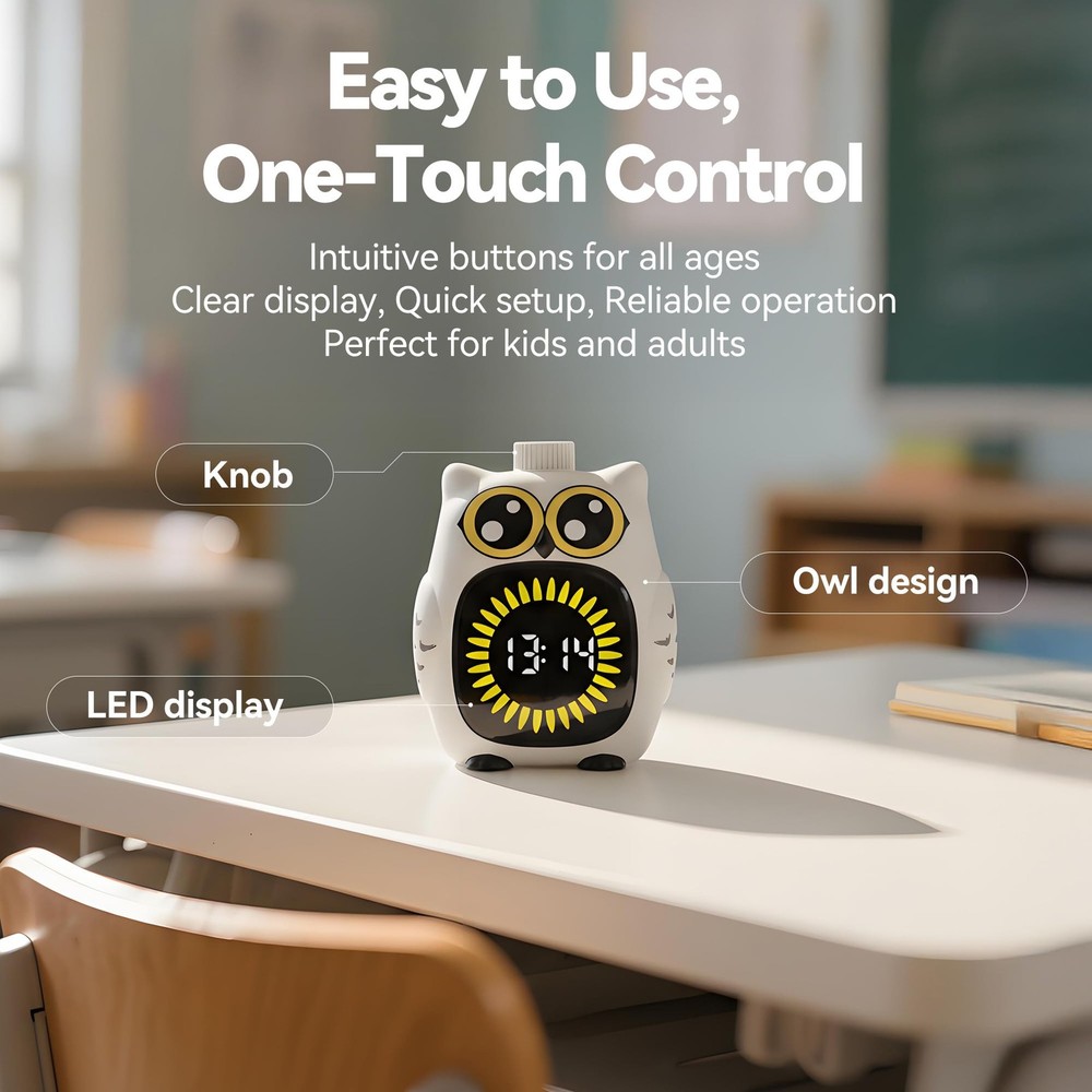 Doli Yearning Digital Visual Timer Kids Potty Training 99-Min Silent White