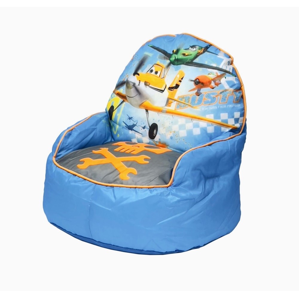 Disney Planes Kids and Toddlers Sofa Bean Bag Chair, Made In USA