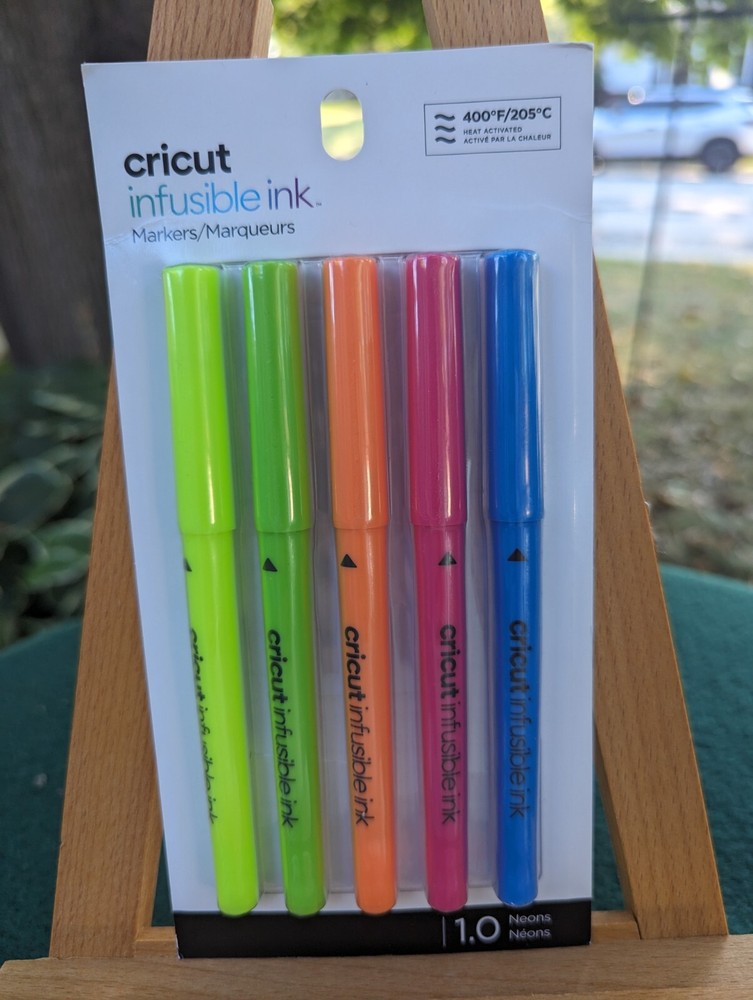 Cricut Infusible Ink Pens ( 1) .04 Basic & (2) 1.0 Basic And Neon