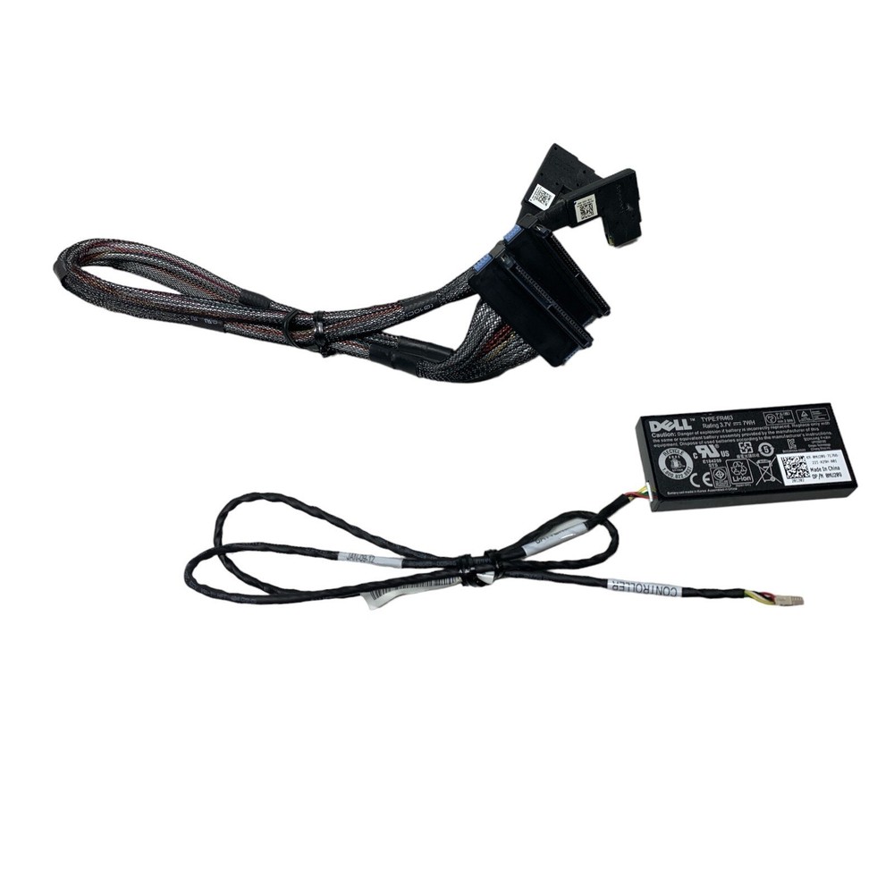 Dell T954J PERC 6/i Integrated RAID Controller Card w/ Cables & Battery