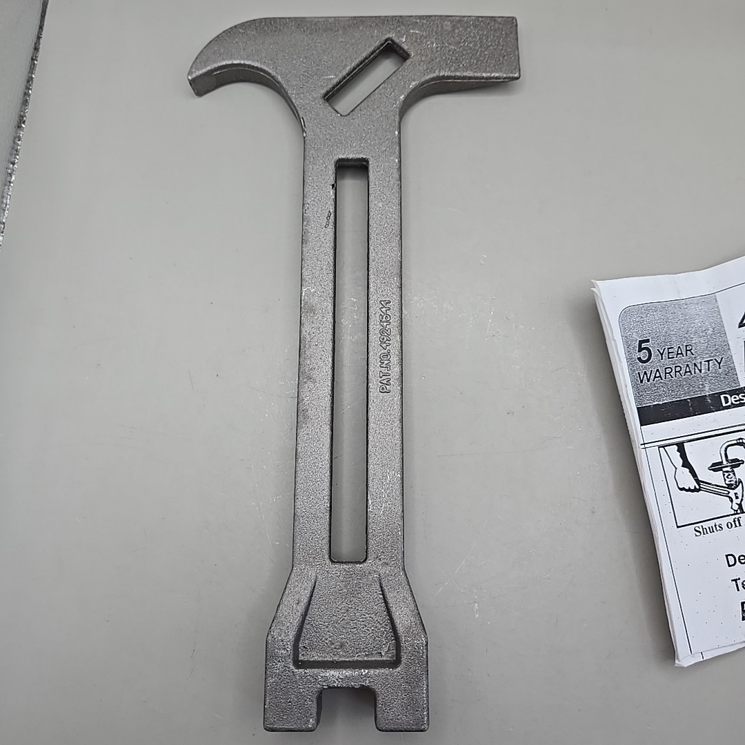 On Duty 4 In 1 Emergency Tool Gas & Water Shutoff Pry-Bar Dig Made In USA