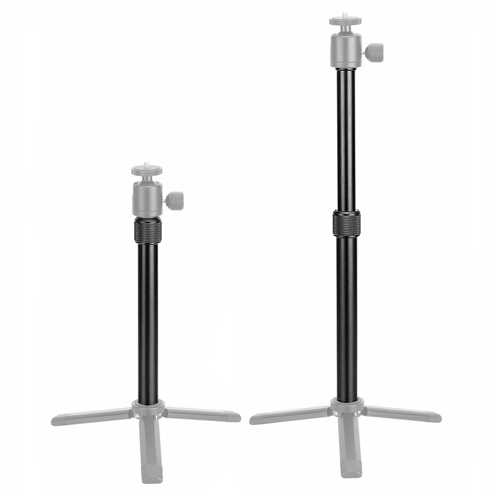 35cm Rod Tripod 2-section Extension Camera Pole Stick 1/4'' Thread Stabilizer