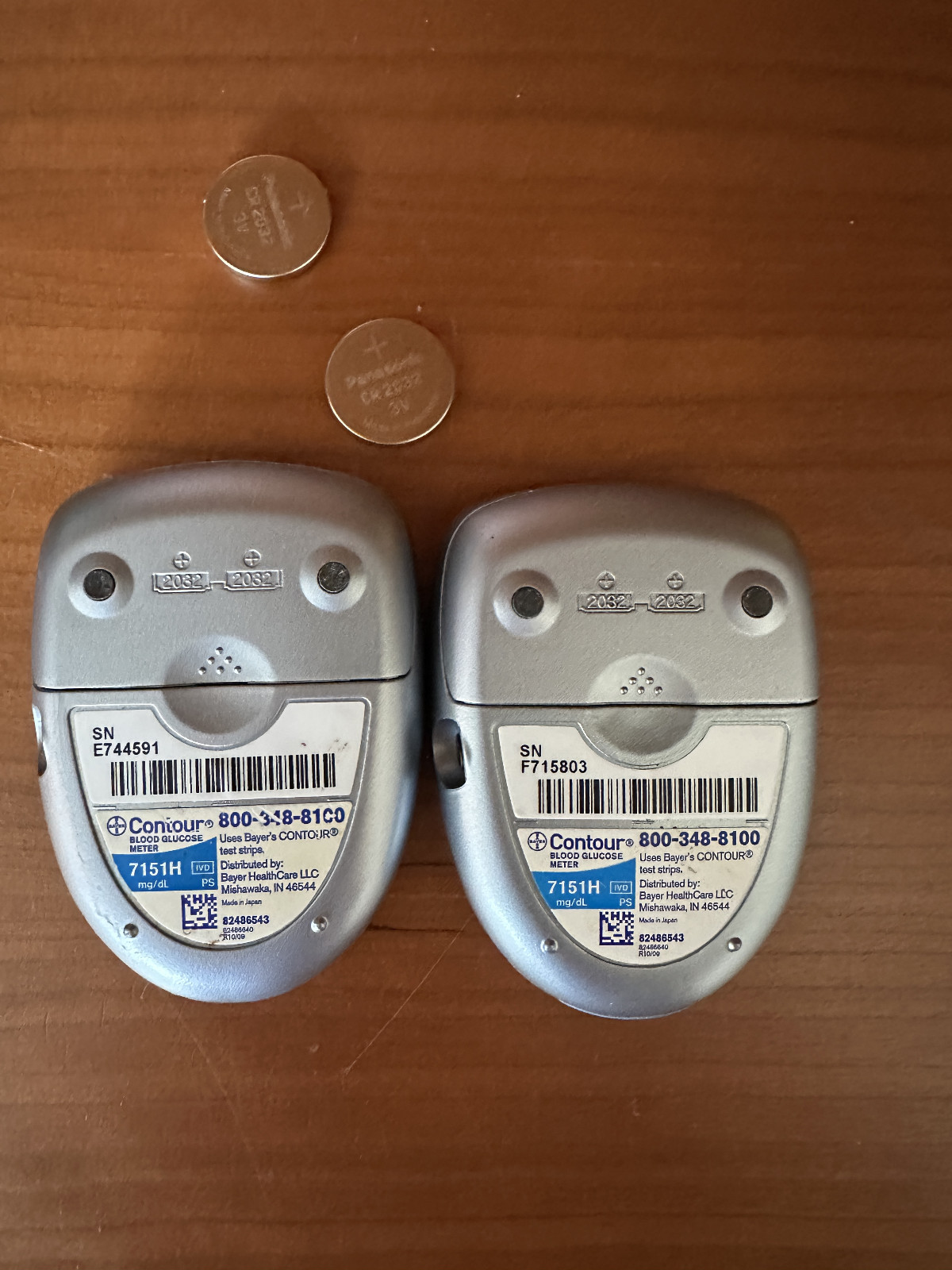 2 Original Bayer Contour Blood Glucose Monitors Meters