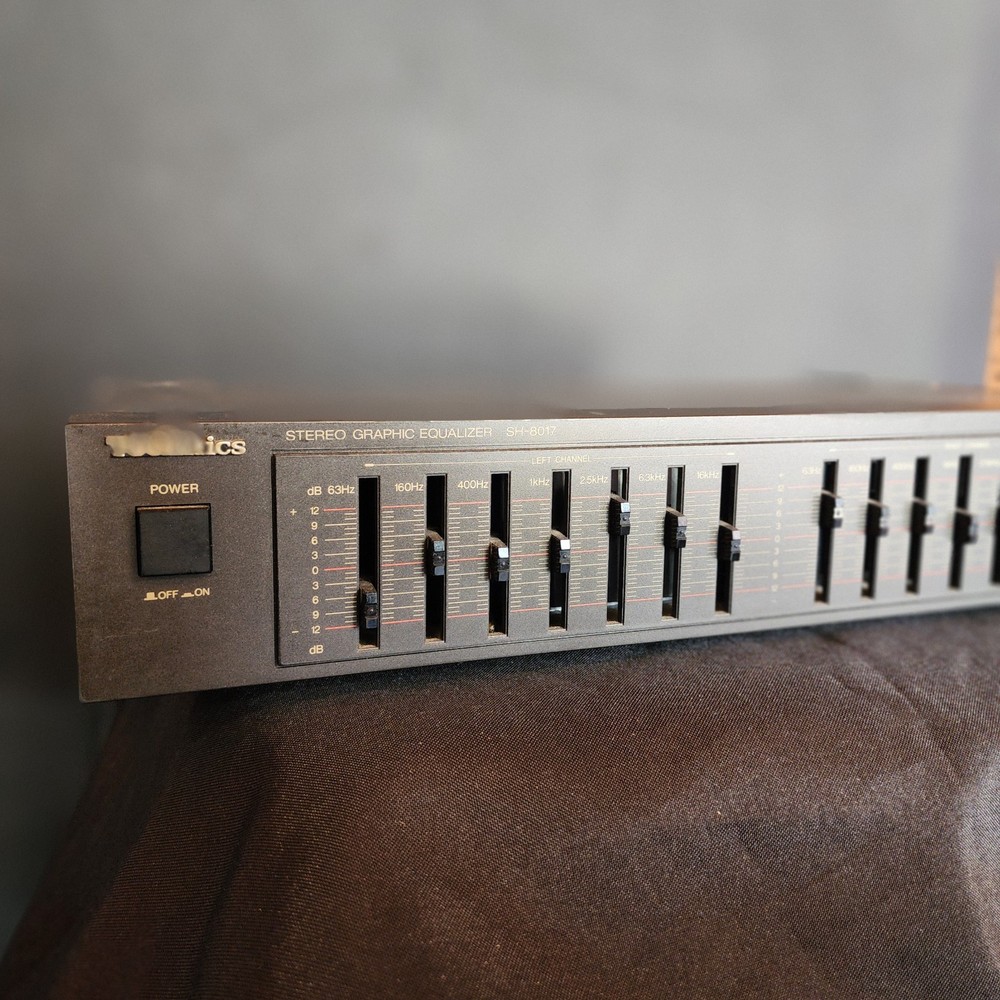 Technics SH 8017 Stereo Graphic Equalizer w Cord, Cable TESTED 3-Day Return