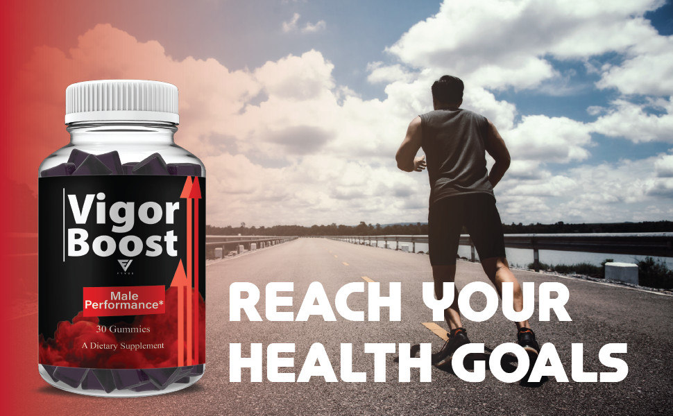 (2 Pack) Vigor Boost Performance Gummies, VigorBoost Premium Gummy (60 Gummies)