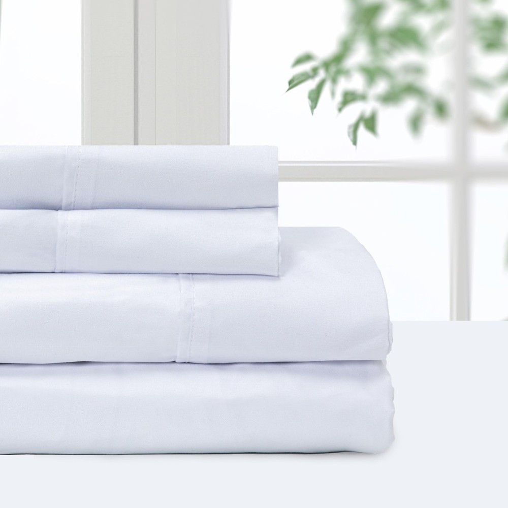 Bedding Queen Bed Sheet Set- 4 Pieces Bedding- 100% Polyester Microfiber- Sup...
