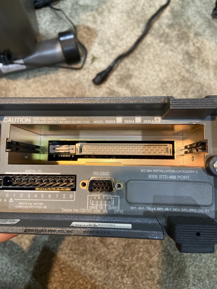 FLUKE 2635A HYDRA DATA BUCKET ACQUISITION LOGGER