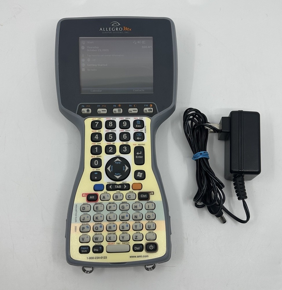 Juniper Systems Allegro MX Handheld Touchscreen Data Collector & Charger A