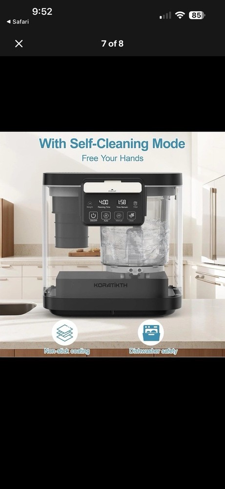 4L Electric Composter for Kitchen: Indoor Smart Quick Composting Machine with...