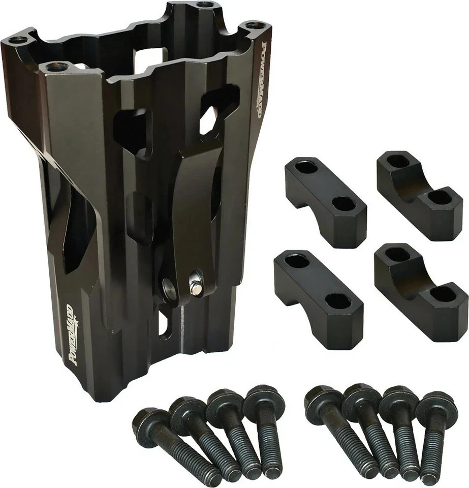 PowerMadd Adjustable Pivot Handlebar Riser 5" 45590 Snowmobile ATV