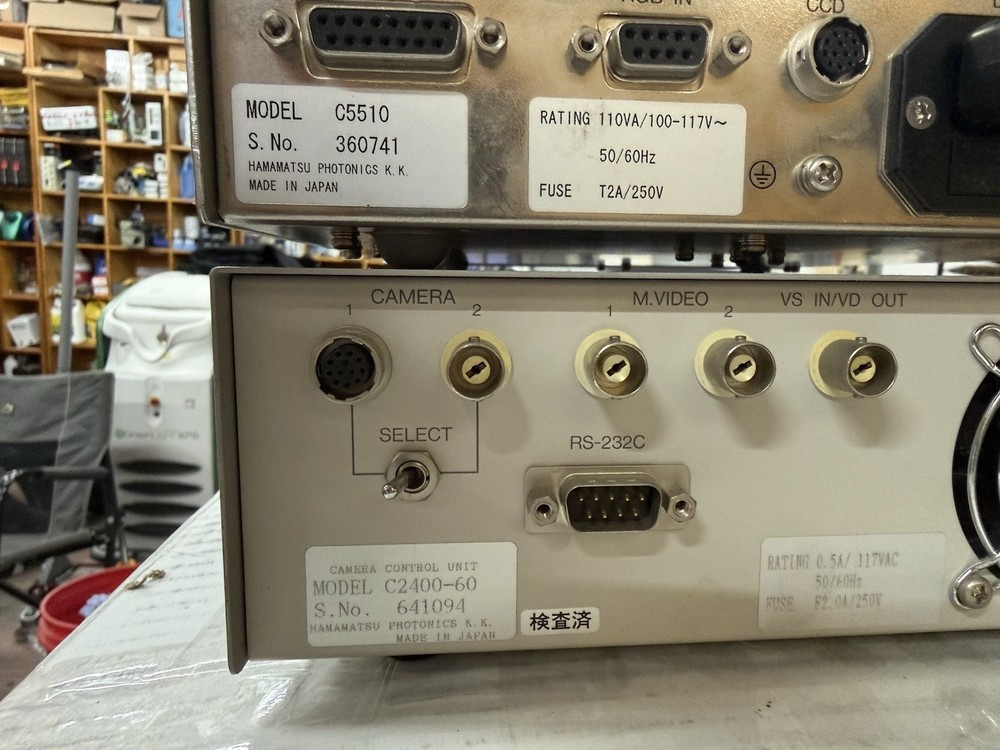 Hamamatsu C2400 CCD Camera System w/ ARGUS Image Processor, 2 Cameras, Cables