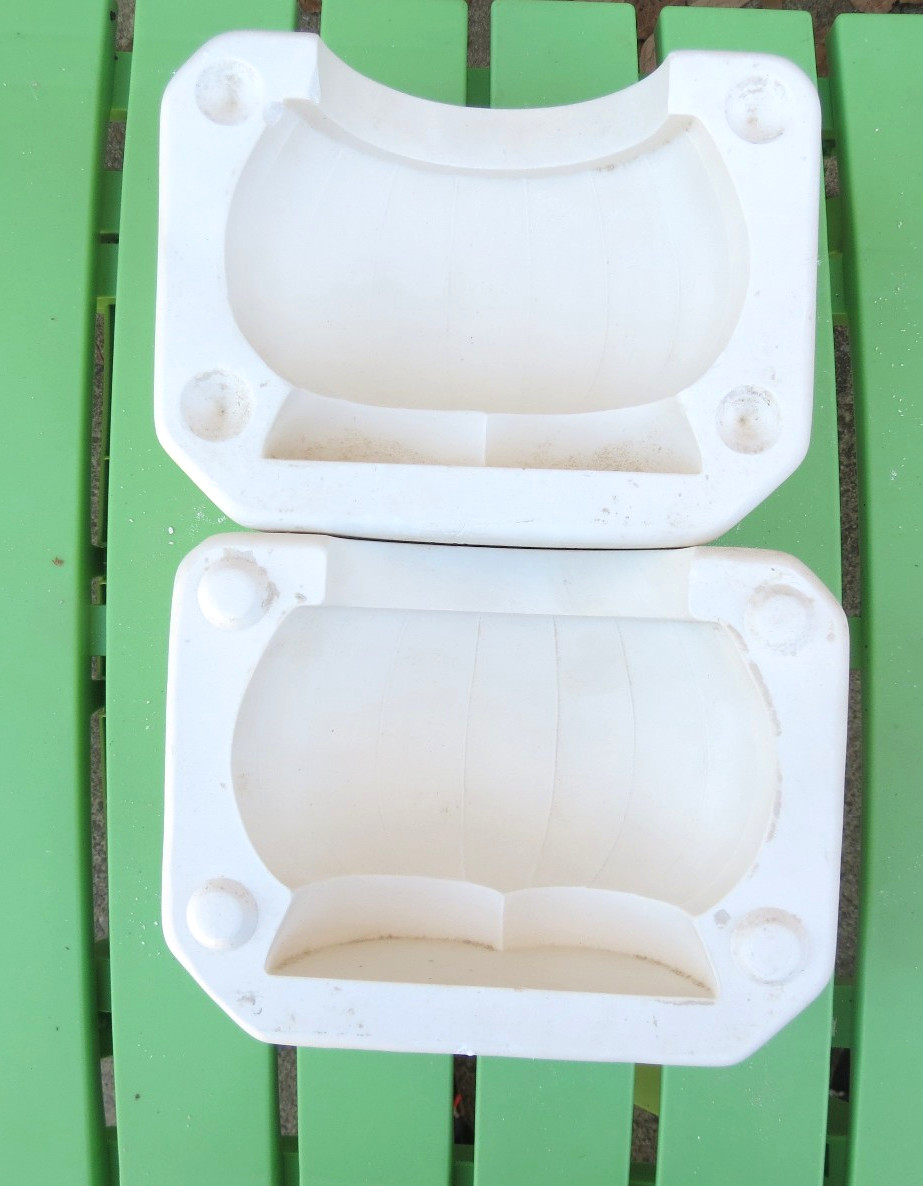 Dona's Vintage 1993 Bloomer Basket Slip Mold D-1173 Flower Pot