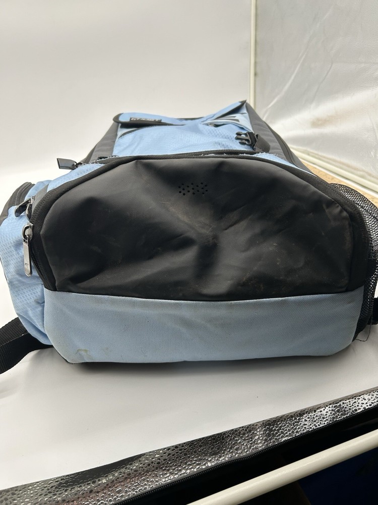 Easton Ghost Baseball Softball Backpack Light Blue/Black Bat Compartment