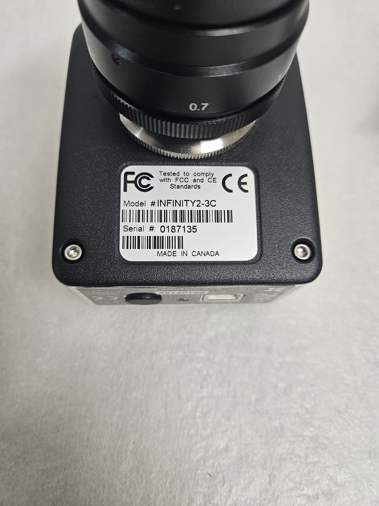 Lumenera Infinity 2 Microscope Camera INFINITY2-3C W/ Navitar Lens