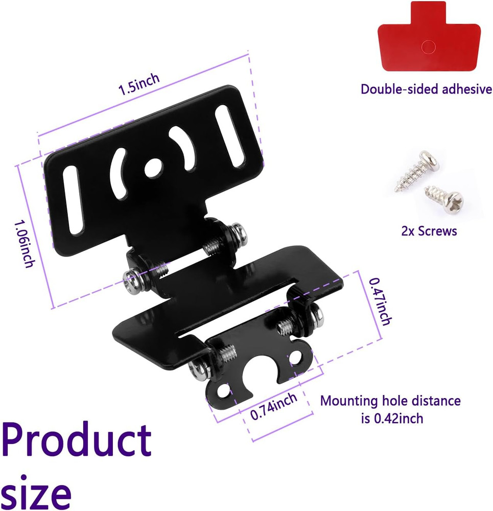 Universal Dash Cam Mount Bracket for Rear Camera Holder Rear Window Bracket C...