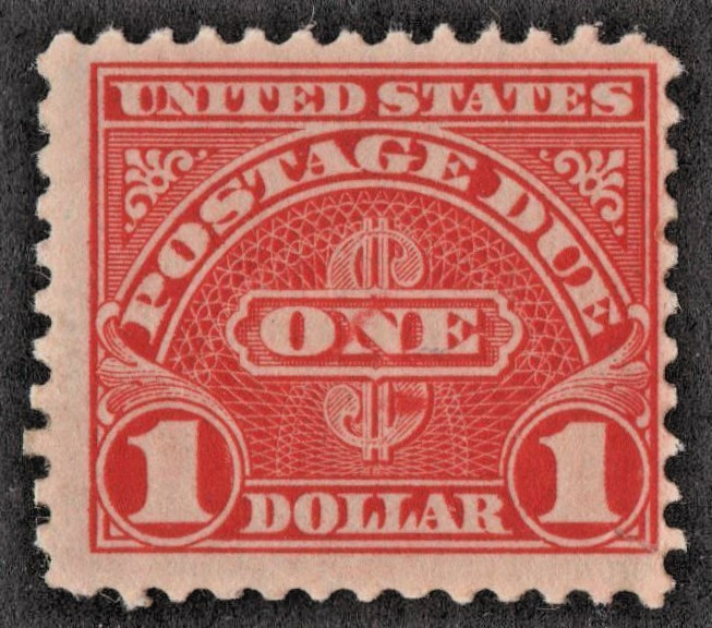 J77 US POSTAGE DUE $1.00 MNH