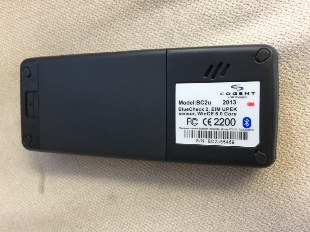 COGENT Systems BC2U FINGERPRINT SCANNER Reader Bluecheck 2 EIM UPEK Sensor WinCE
