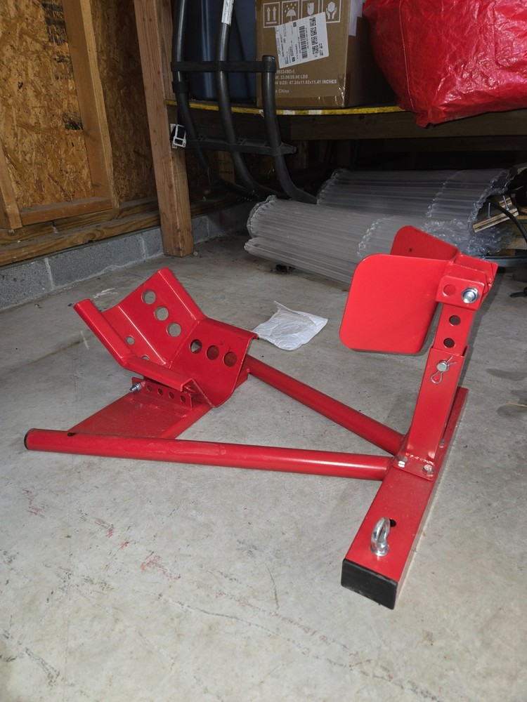 motorcycle front wheel chock stand
