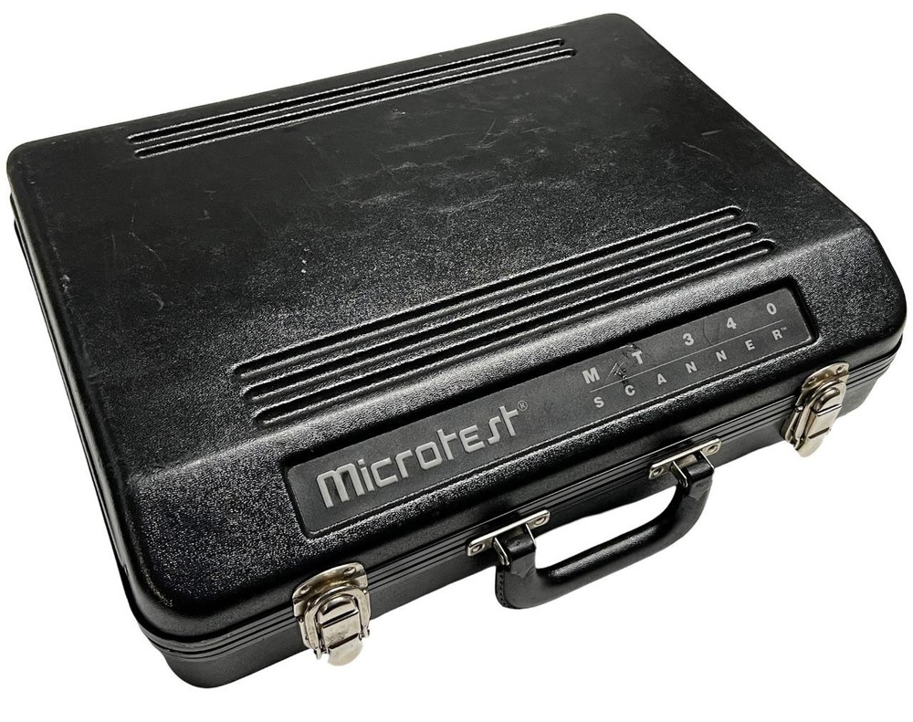 Microtest MT340 Cable Tester Scanner w/ Accessories & Case