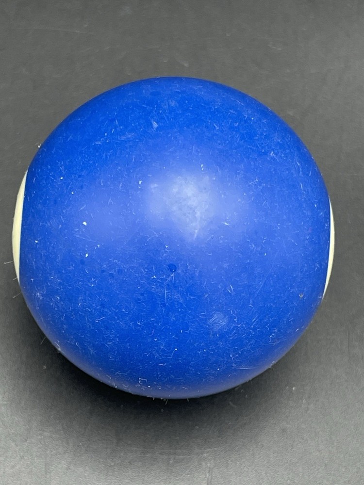 Vintage 2 1/4" Billiard Ball Pool Ball Replacement Ball Solid #2 Blue
