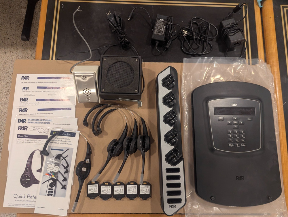 PAR G5 B1 Drive Thru Intercom System. (Does Not Include Vehicle Detector  Board)