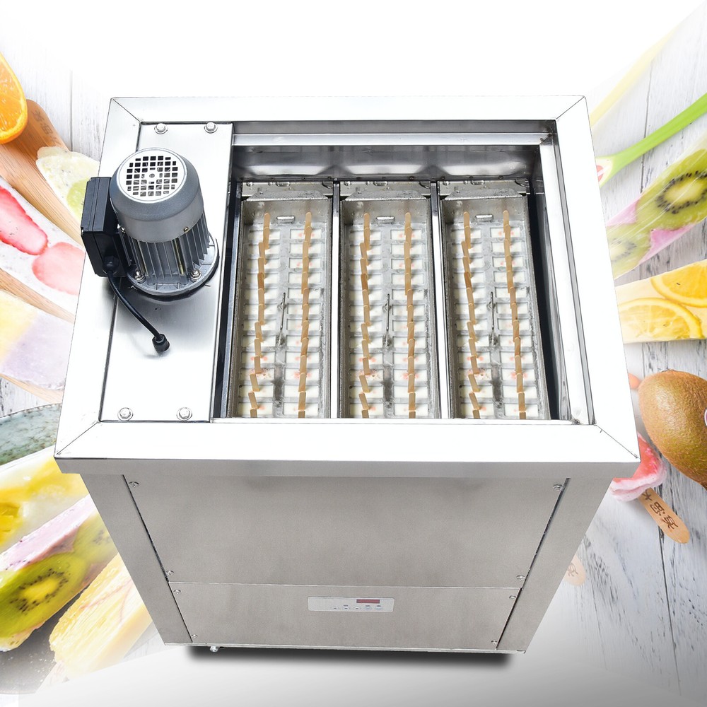 Slim designed 3 mold sets ice Popsicle Machine,ice Lolly Machine,ice Pop Machine