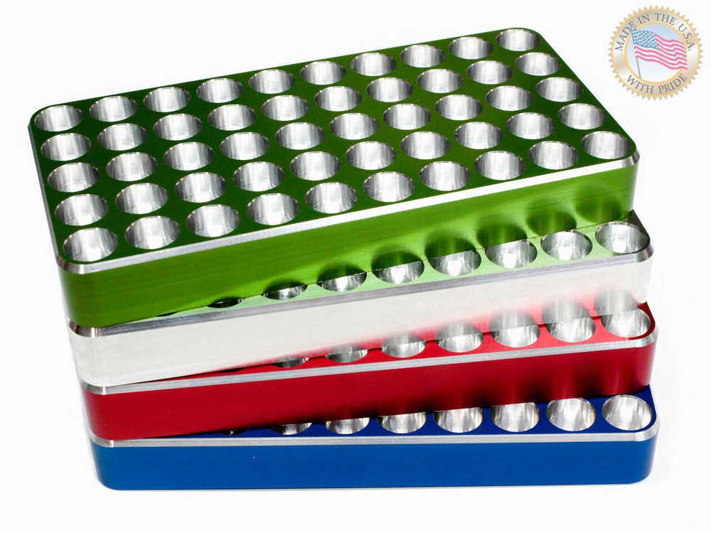45 ACP Reloading Block Loading Tray CNC Made Solid Billet Aluminum By Jofer USA