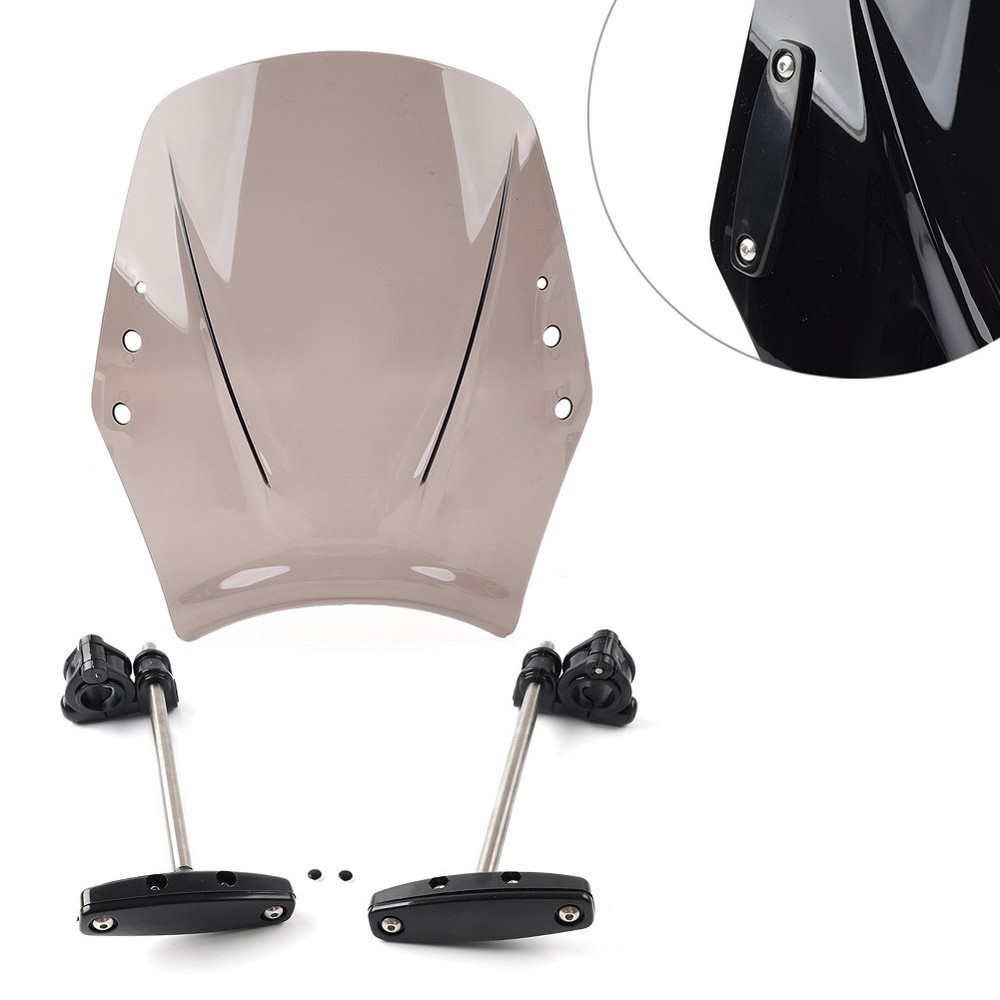 Universal Motorcycle Windscreen Windscreen Deflector Windscreen Brown