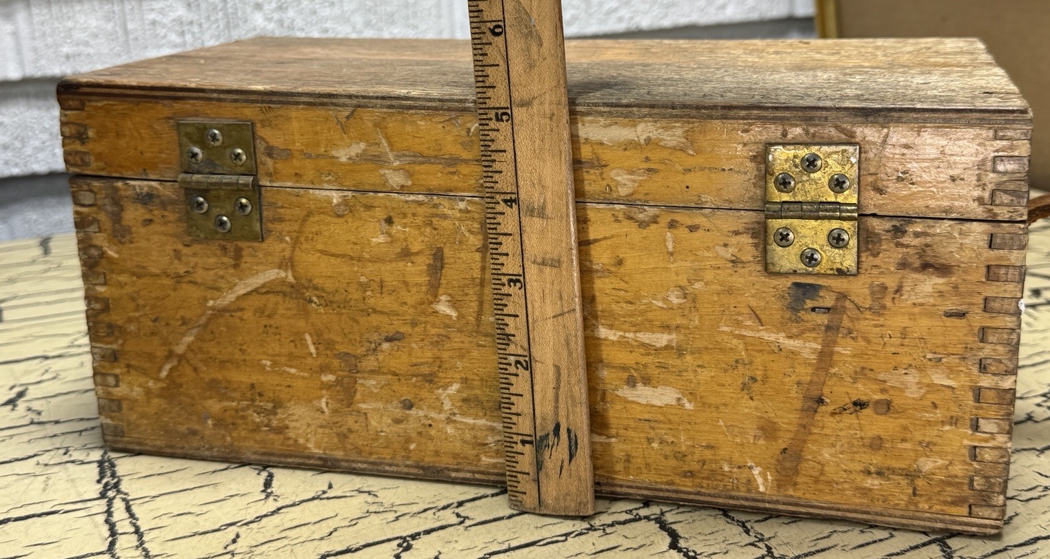 VTG Bostrom Brady MFG No 4 Contractors Survey Transit Level in Wooden Box USA