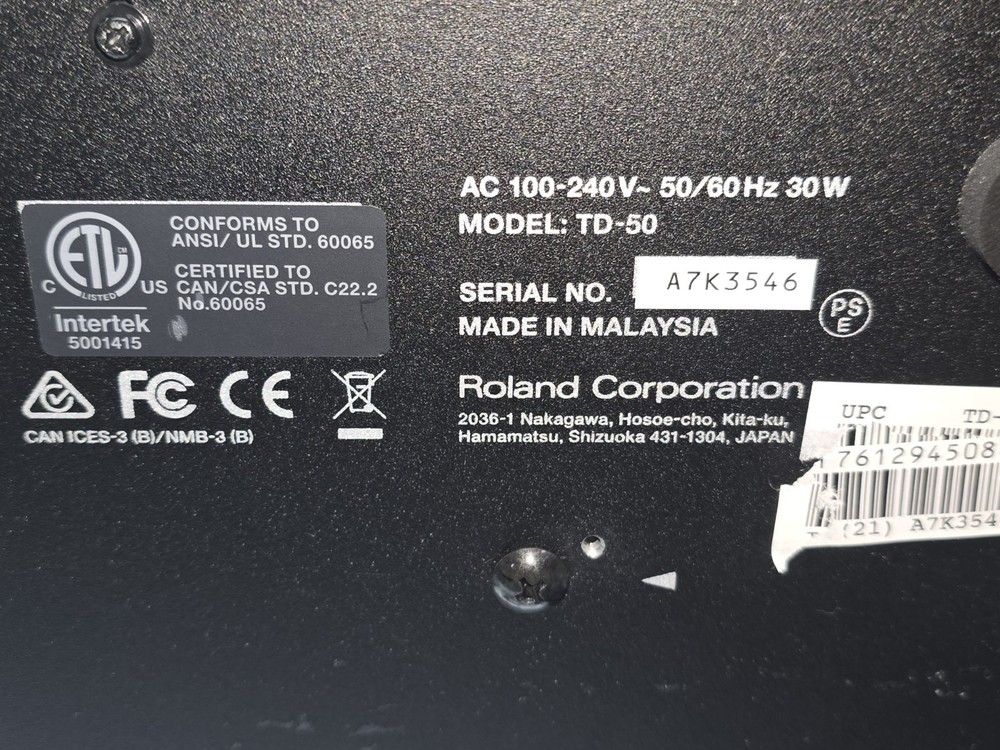 Roland TD-50 Drum Sound Module - Black