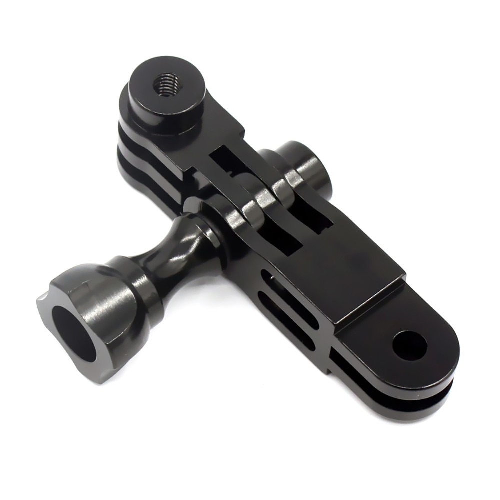 1Pc Black 3 Way Adjustable Extension Pivot Arm Adapter Replace Kit For Gopro