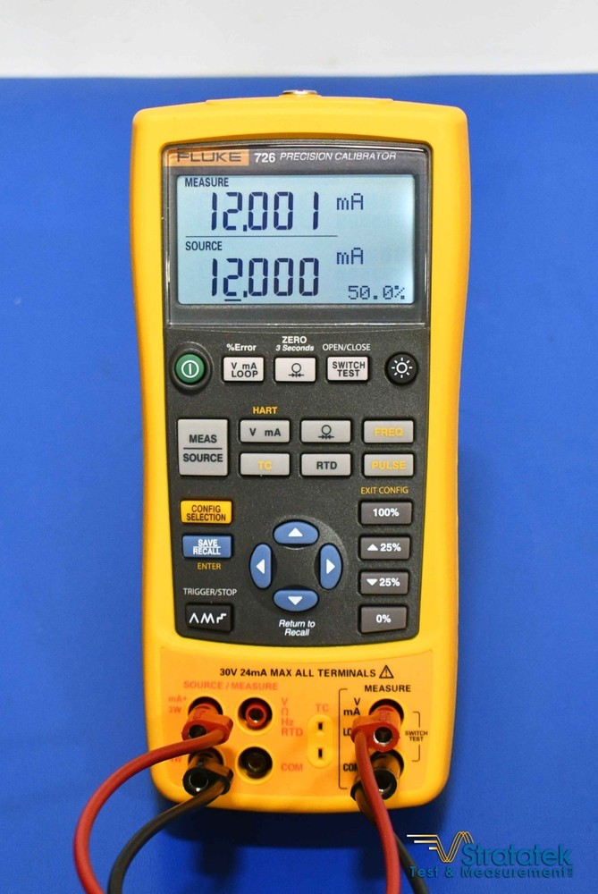 Fluke 726 Multifunction Process Precision Calibrator - NIST Calibrated with Data