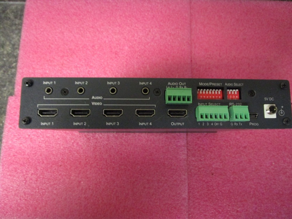 Kramer VS-411UHD HDMI Auto Switcher with Audio
