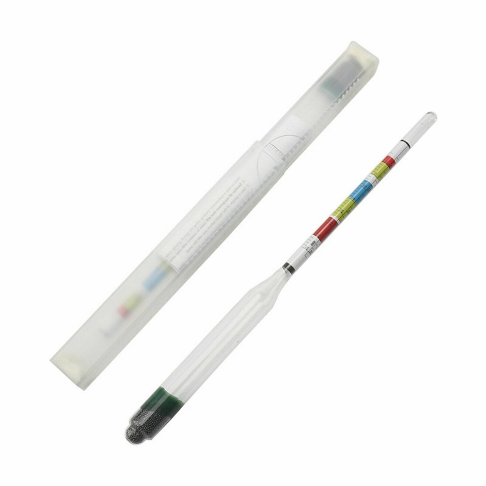 Wine Beer hydrometer (2X/PK) for Home Brewing Wine Maker Triple Scale Hydrometer