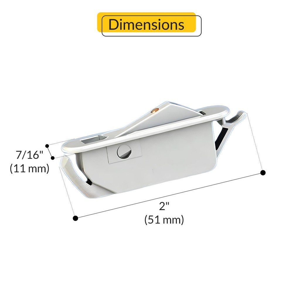 Brixwell Single Action Window Opening Control Devices, Plastic, Blue White Finis